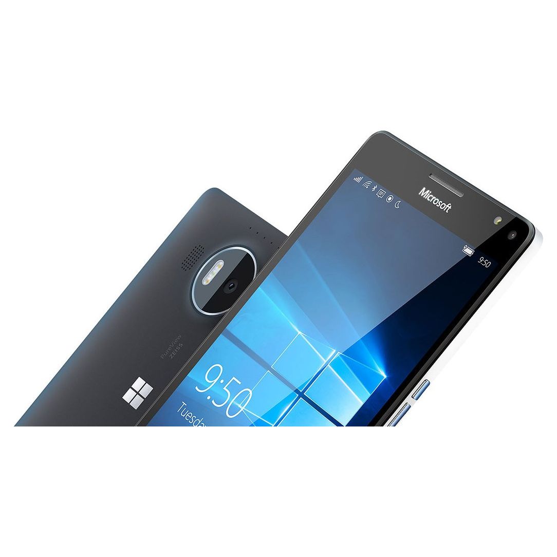 Microsoft Lumia 950 XL RM-1085 32GB Unlocked GSM Smartphone (Black) - Perfect for Business Professionals & International Travelers