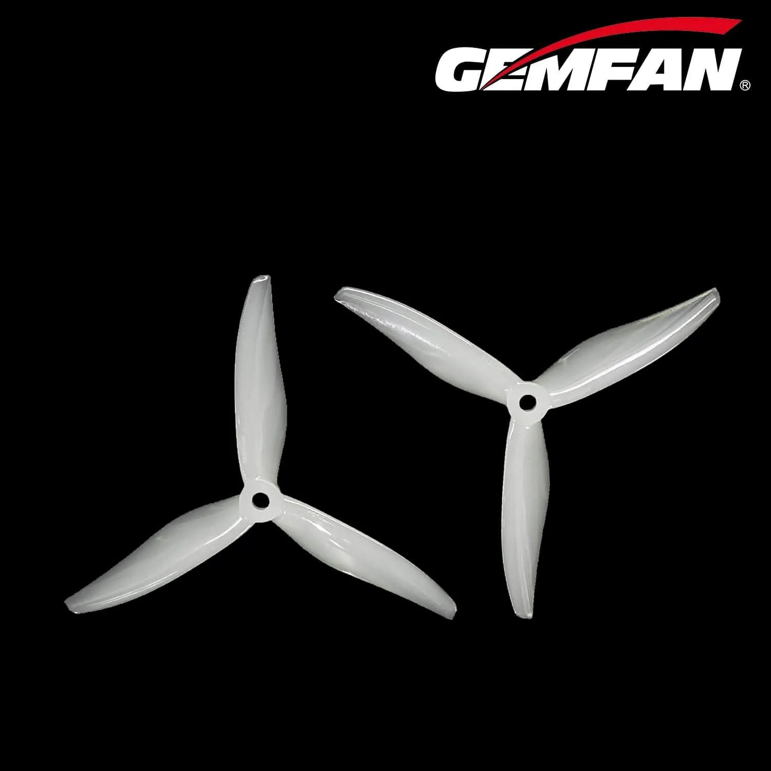 GEMFAN Hurricane Max 51377 5-Inch 3-Blade Propeller for FPV Racing Drones - 8 Pack - High Performance Carbon Fiber Props for Freestyle & Long Range Flying
