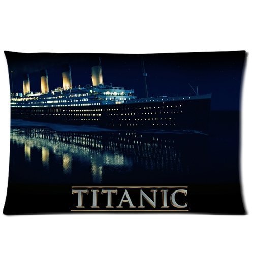 Premium Titanic Ship Throw Pillow Covers 12x20 Inches - Soft Decorative Pillowcases for Sofa, Bed & Home Decor - Perfect Easter Gift & Nautical Theme Decor