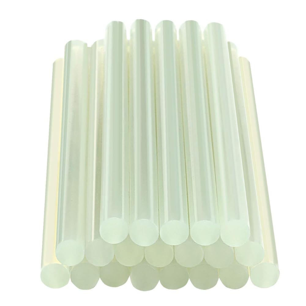 AFIX 9-Inch Multipurpose Hot Melt Glue Sticks (11mm, 20-Pack) – No Stringing Adhesive for Arts, Crafts, Garment, Electronics Repair & Home DIY Projects – Perfect for Woodworking, Scrapbooking, Fabric Bonding & Quick Household Repairs
