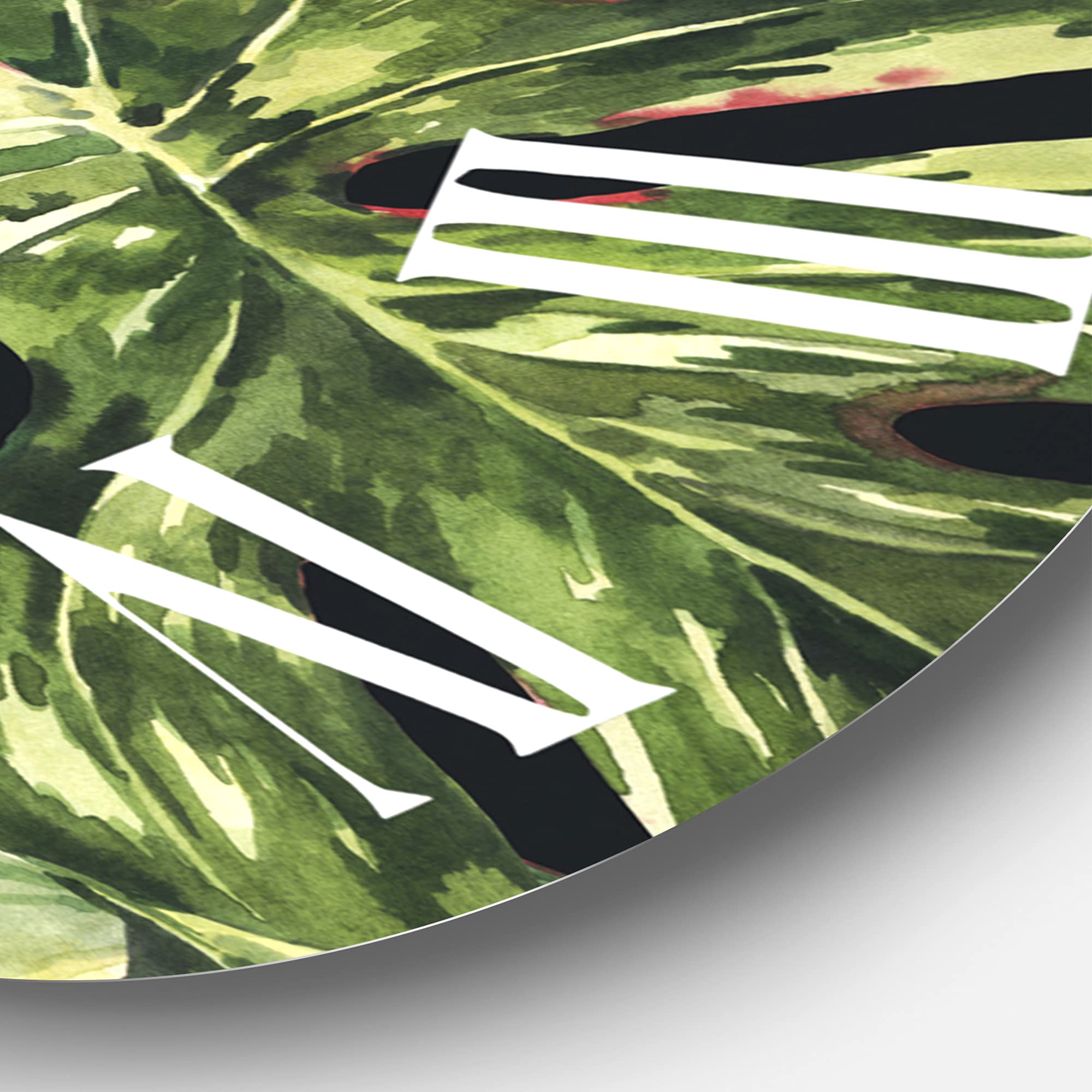 DesignQ Tropical Wall Clock - Large 24