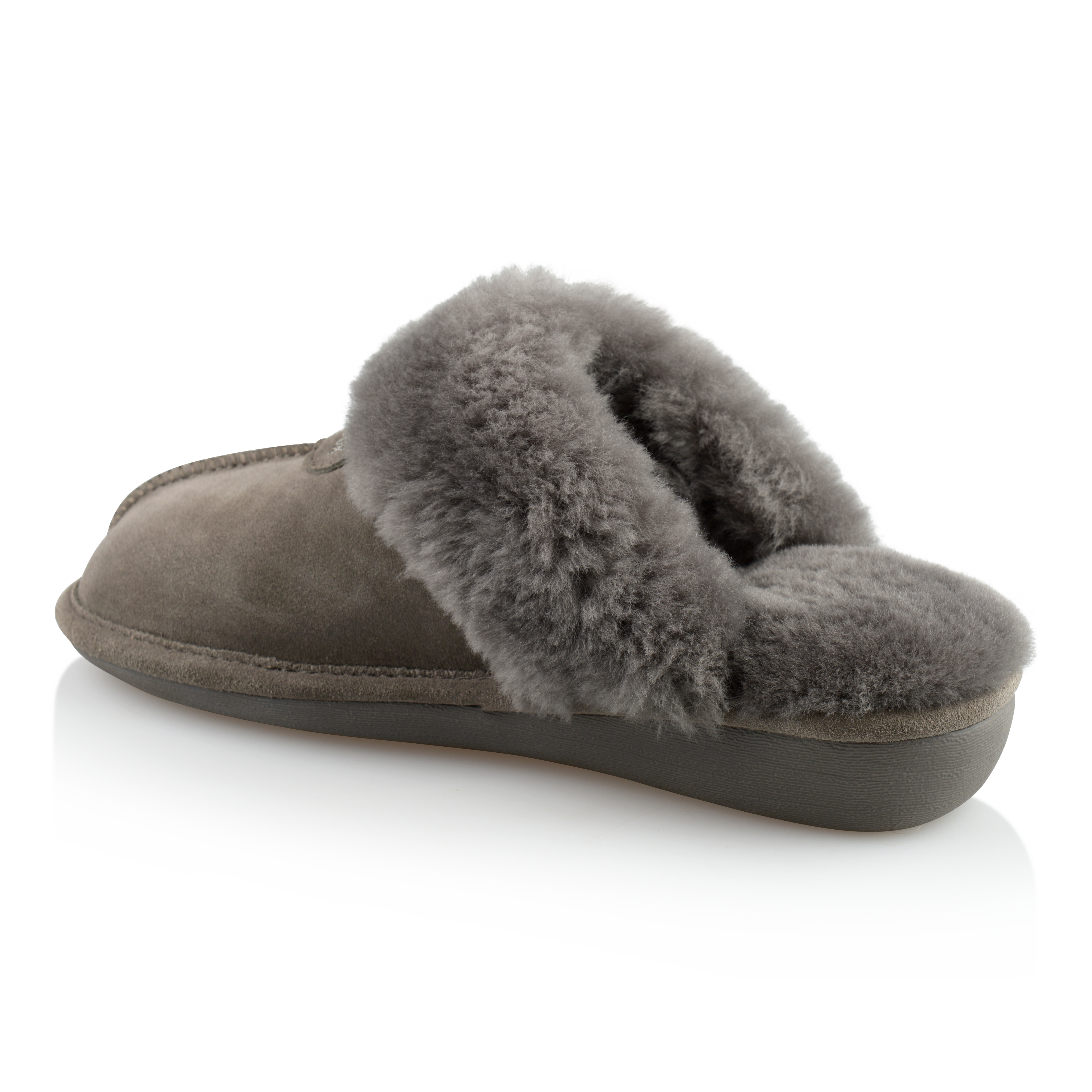 Becca Women's Cozy Memory Foam Slippers - Soft Indoor/Outdoor House Shoes for Women, Grey - Perfect for Relaxing at Home, Lounging & Errands
