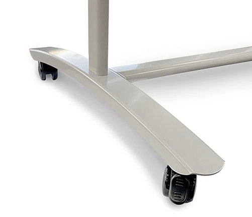 Mobile Pivoting Whiteboard - Adjustable Standing Whiteboard with Wheels for Office, Classroom & Home Use - Perfect for Presentations, Teaching & Creative Brainstorming