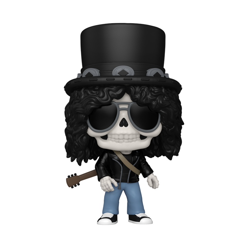 Guns N Roses Pop! Vinyl Figure - Slash (Skeleton) - Exclusive Collectible Toy for Rock Music Fans | Perfect for Display, Gifts & Memorabilia Collection