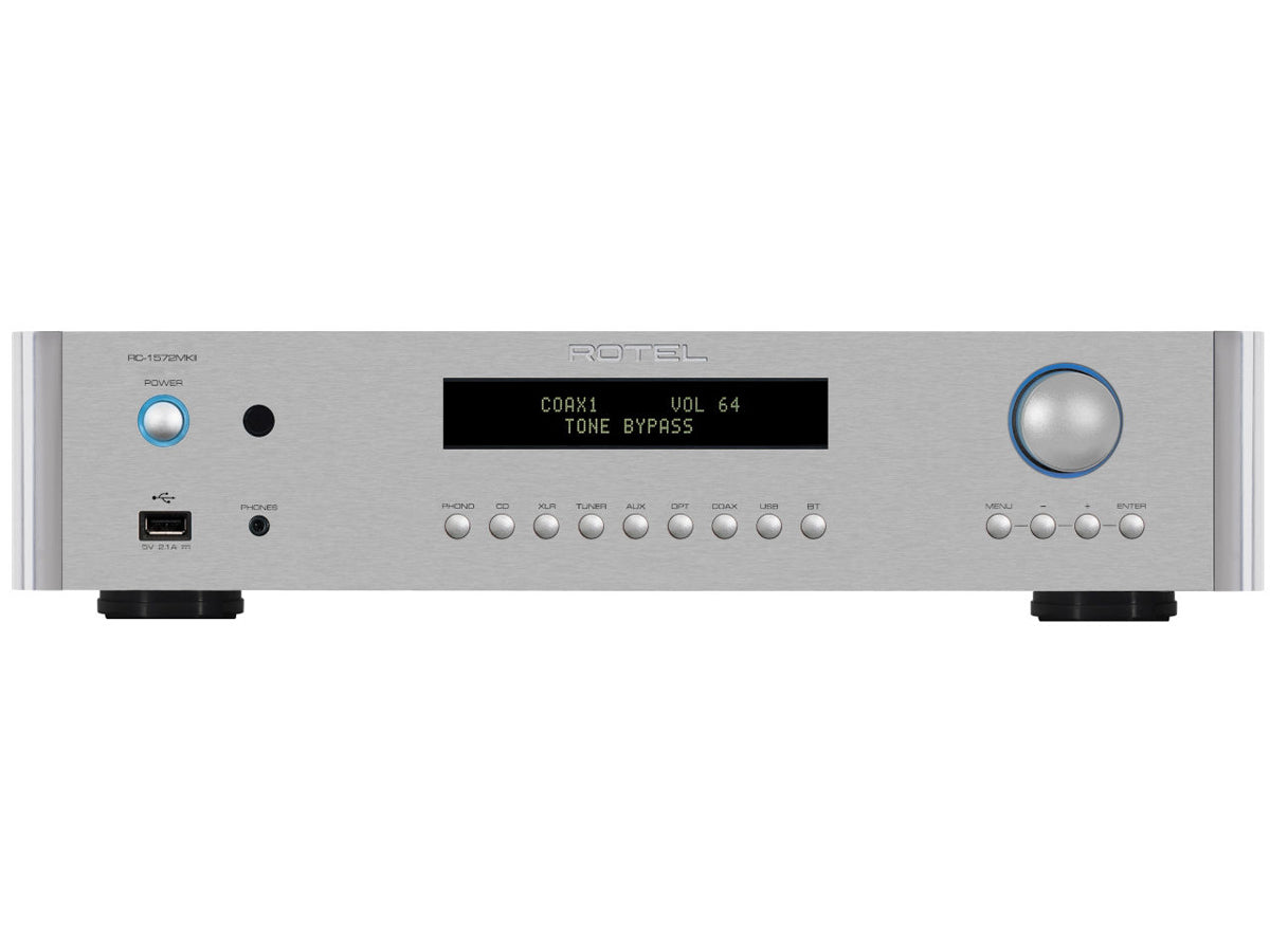 Rotel RC-1572MKII Stereo Preamplifier - High-End Audio Preamp for Home Theater & Music Systems | Perfect for Audiophiles & Hi-Fi Enthusiasts