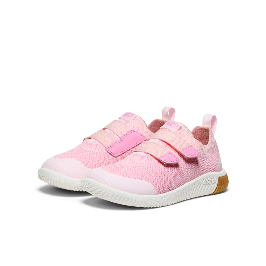 Little Kids' KNX Knit Double Strap Sandals in Giggle Pink & Moonlite Mauve | Comfortable & Stylish Toddler Shoes for Playtime, School & Everyday Wear