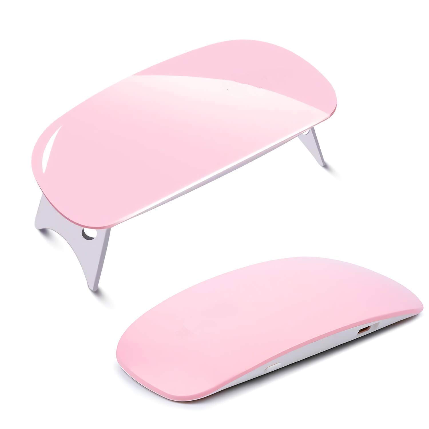 ROSEFINCH USB Nail Polish Dryer with LED UV Light - Fast Curing Lamp for Gel Nails, Portable Manicure & Pedicure Machine - Perfect for Home, Salon, Travel & DIY Nail Art (Pack of 1, Multi-Color)