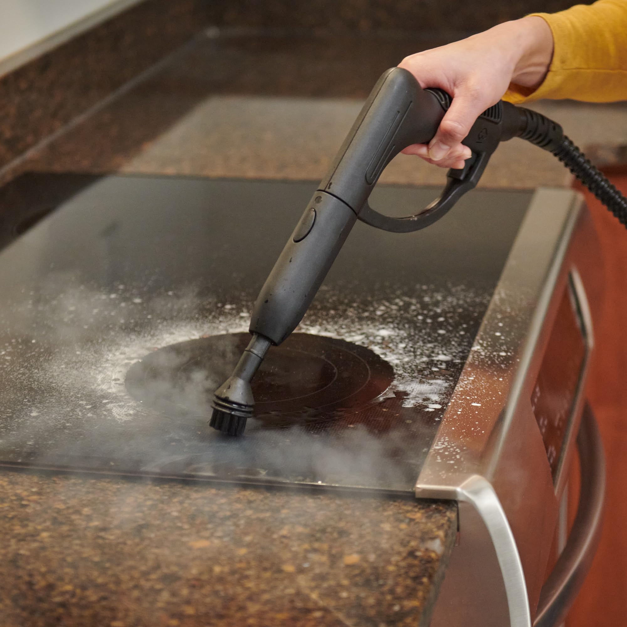 **Wagner Spraytech 915e On-Demand Steam Cleaner & Wallpaper Remover - Multipurpose Power Steamer with 18 Attachments (Including Storage Compartment) - Perfect for Floors, Tiles, Grout, and Home Deep Cleaning**
