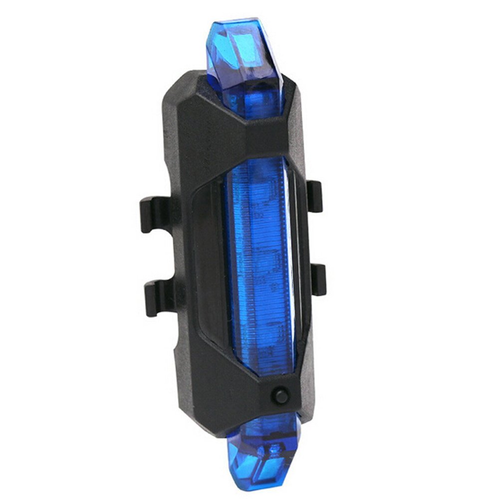 Abaodam Waterproof USB Rechargeable Bike Tail Light - 4 Modes High Brightness LED Rear Light for Cycling Safety (Blue) - Perfect for Night Riding, Commuting & Mountain Biking