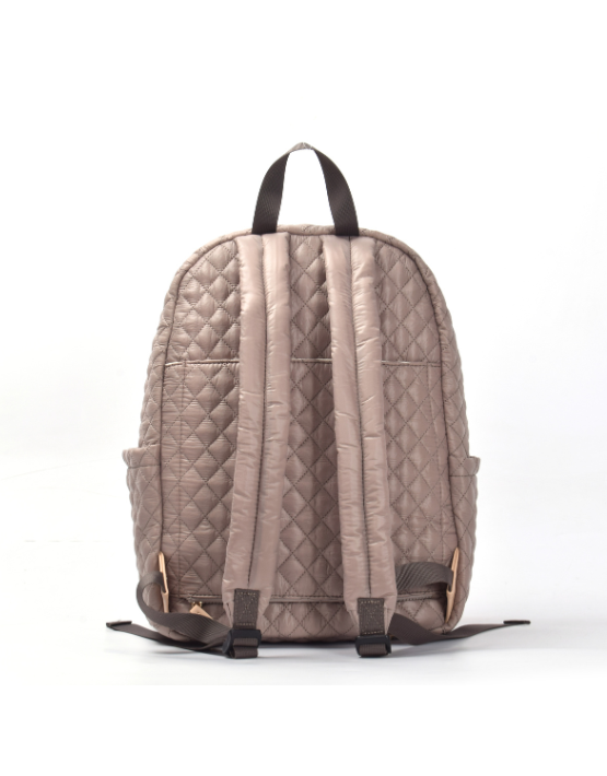 Tosca MET981 Metro Fashion Quilted 15 Inch Laptop Backpack with Magnetic Closure - Stylish & Durable Work Bag for Business, Travel & College Use