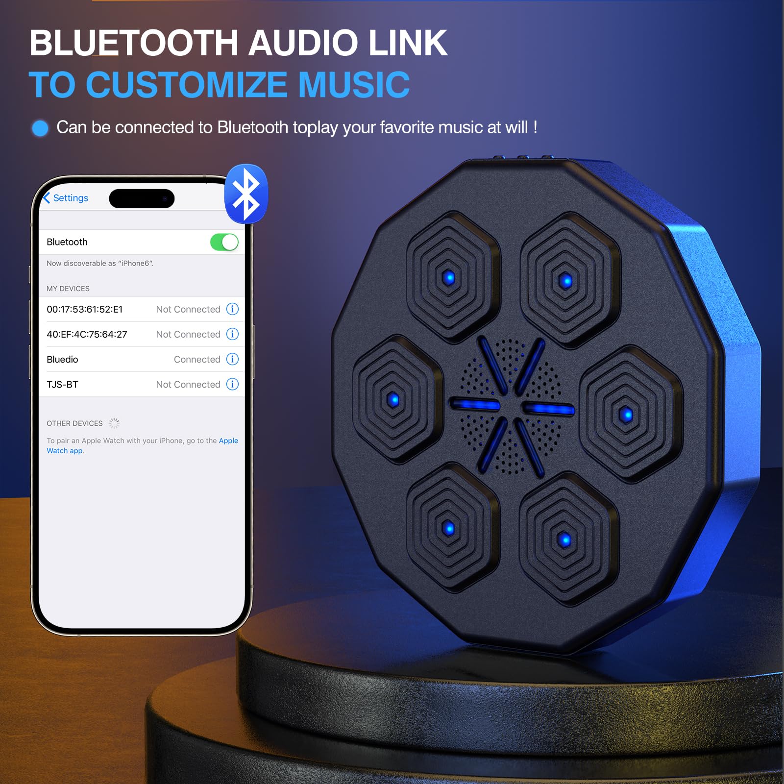 2025 Upgraded 2.0 Smart Bluetooth Music Boxing Machine with 2 Pairs of Gloves - Wall Mounted Home Exercise Equipment for Parent-Child Workouts & Fitness Training | Perfect for Home Gym, Boxing Practice, and Family Fitness Activities