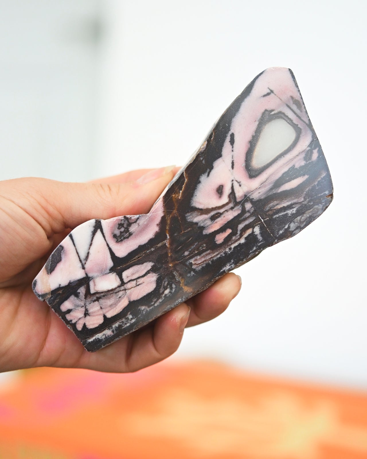 Outback Jasper Polished Face 4 Inch Stone - Natural Healing Crystal for Meditation, Home Decor & Spiritual Gifts