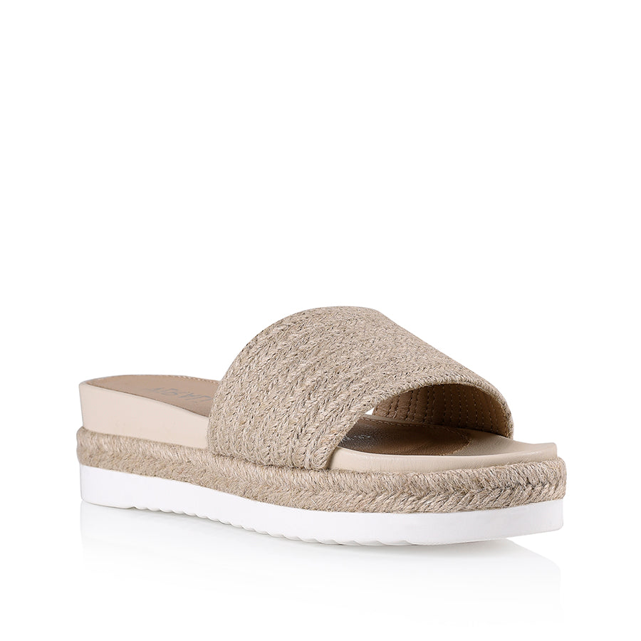 Declan Comfortable Footbed Slides - Natural Rope Sandals for Men & Women | Perfect for Beach, Pool, and Home Relaxation