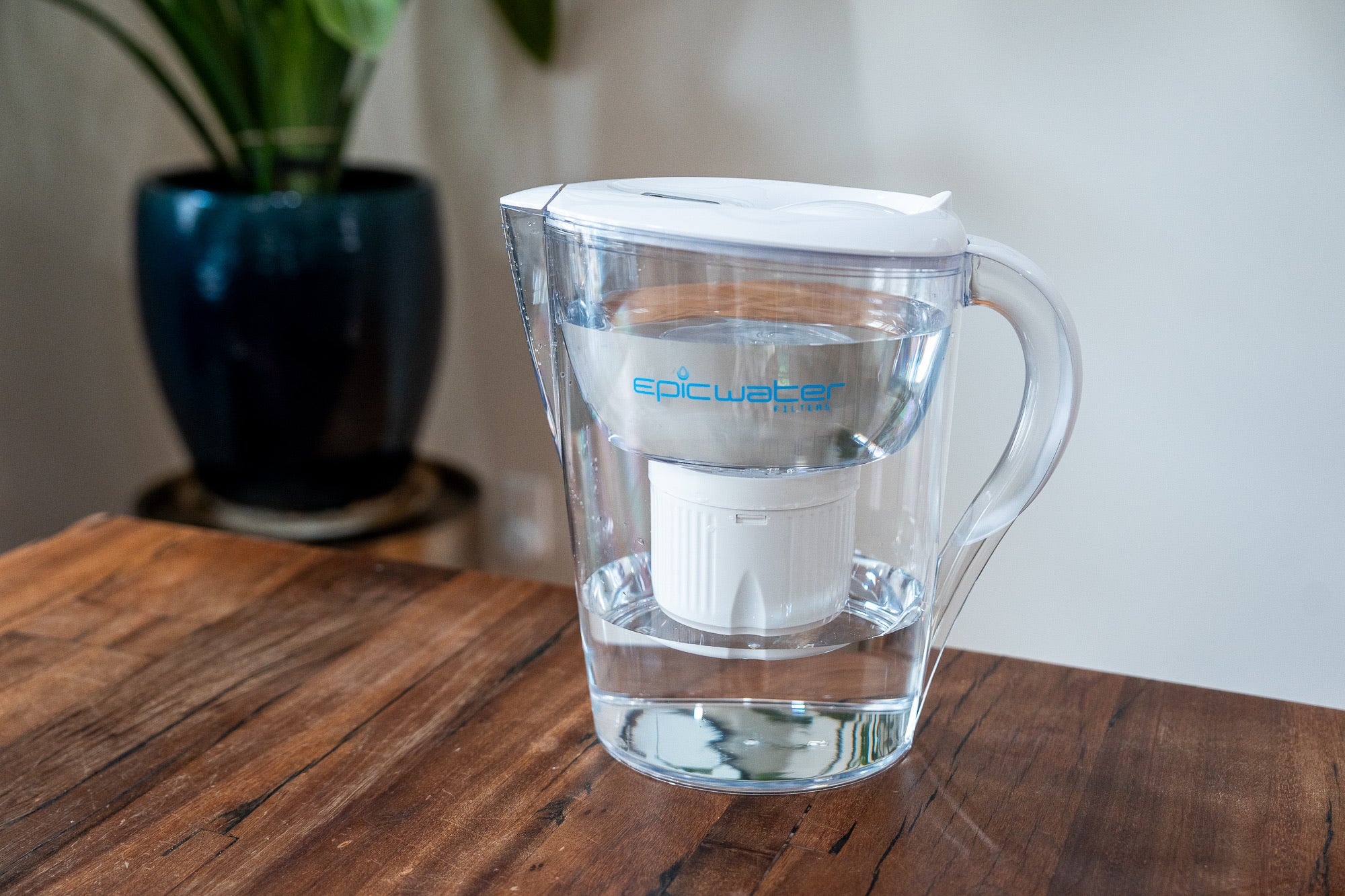 Premium Water Filter Pitcher - Removes Fluoride, PFAS, Chlorine & Heavy Metals | BPA-Free for Clean Drinking Water | Perfect for Home, Office & Travel Use