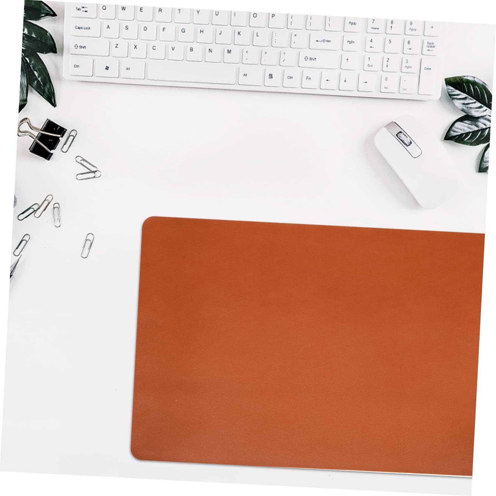 Premium Leather Mouse Pad - Large Non-Slip Desk Mat for Office & Home Use | Comfortable Work Surface Protector for Computers, Laptops & Gaming Setups
