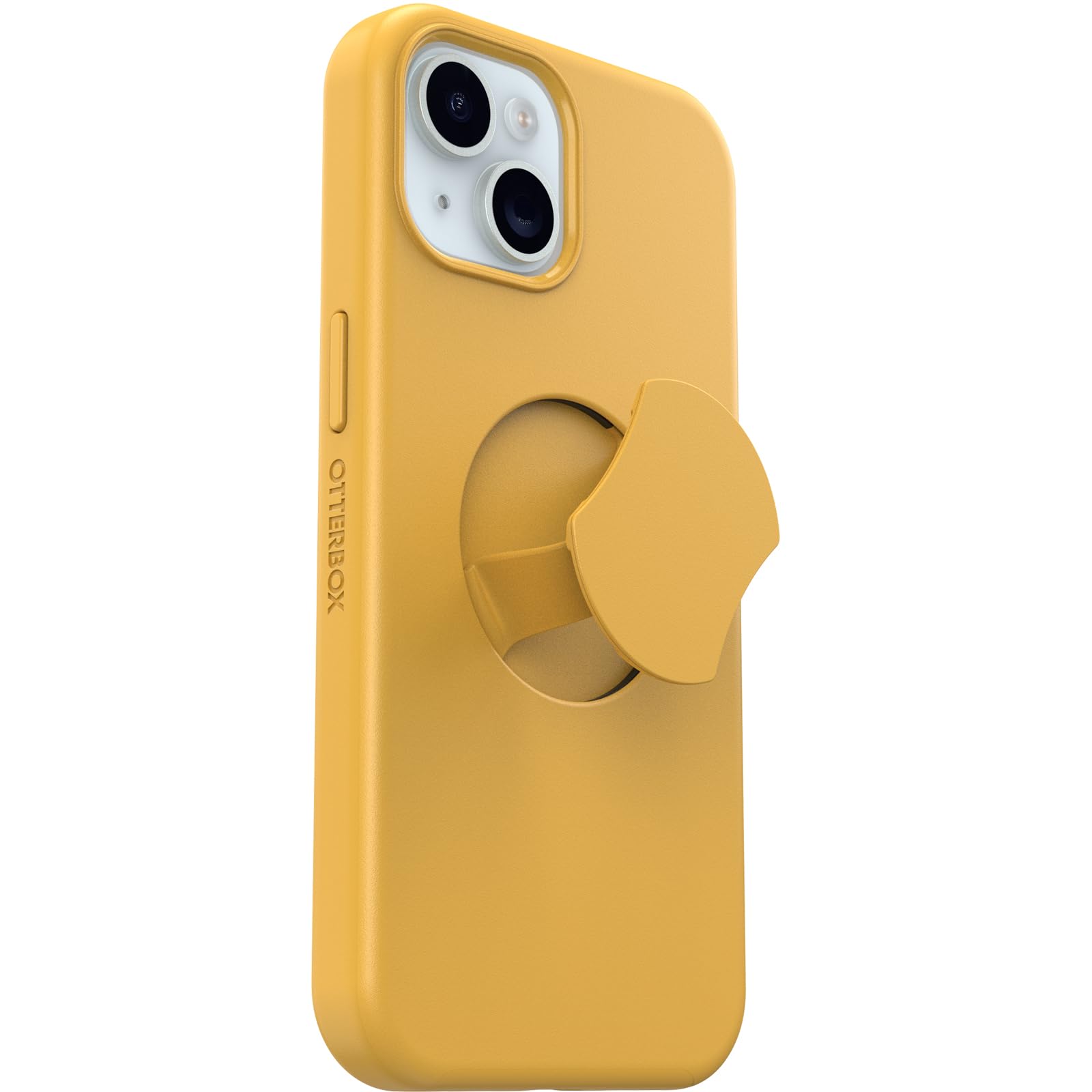 OtterBox Symmetry Series Case for iPhone 15/14/13 with MagSafe - Aspen Gleam (Orange) | Built-in Grip, Slim Protective Cover, Raised Edges for Camera & Screen Protection | Perfect for Outdoor Activities, Travel & Daily Use