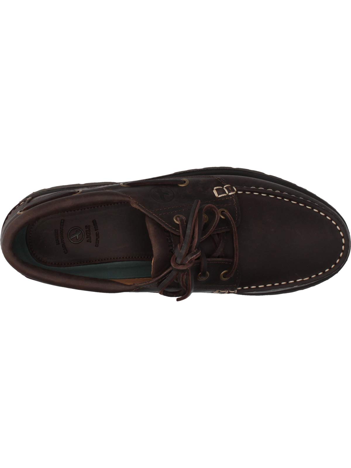 Aigle Men's Tarmac Moccasins - Waterproof Leather Slip-On Shoes for Outdoor Walking & Casual Wear