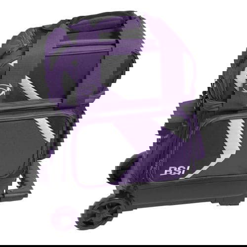 BSI Dash Single Roller Skate - Black & Purple - Perfect for Indoor & Outdoor Skating, Fitness & Fun