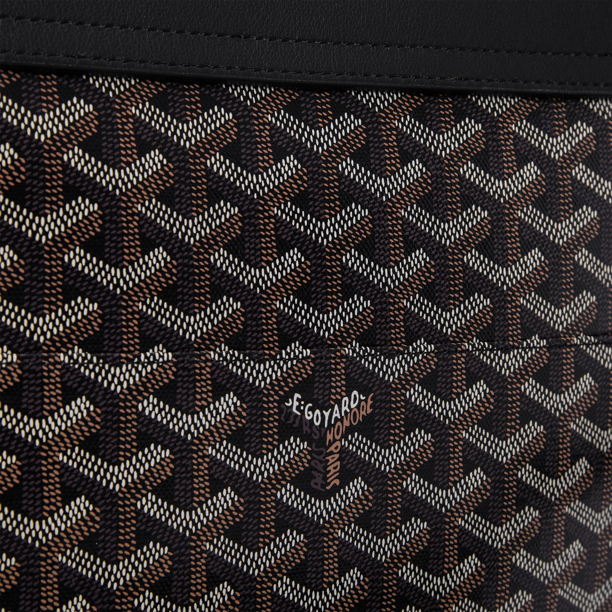 Goyard Coursier Black Messenger Bag for Men & Women - Stylish & Durable Crossbody Bag for Work, Travel & Everyday Use