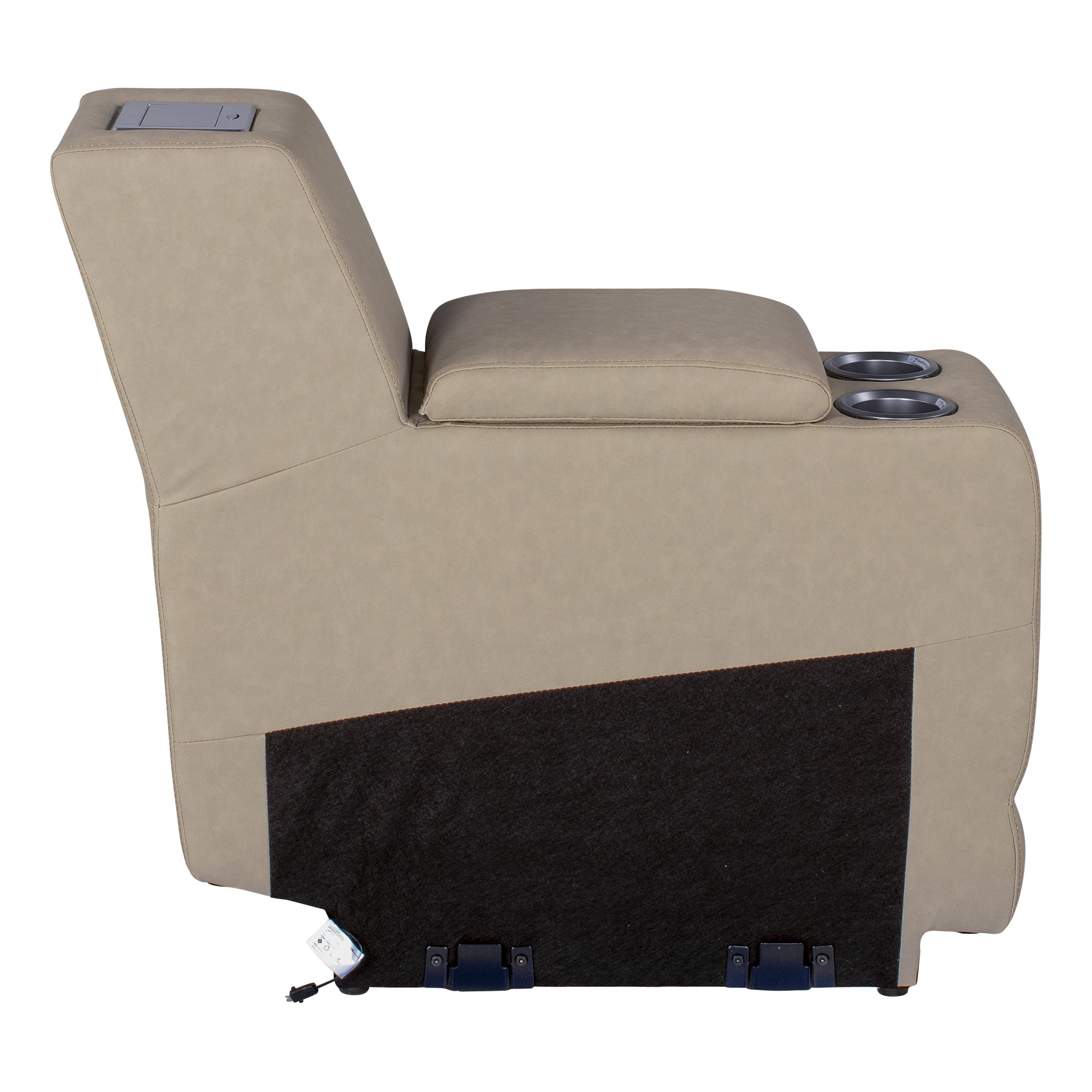 Thomas Payne Seismic Series Theater Seating with Center Console for 5th Wheel RVs, Travel Trailers & Motorhomes – Premium RV Furniture for Home Theater & Entertainment in Altoona