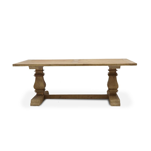 Madrid Dining Table 200cm - Modern Wooden Dining Table for 6-8 People - Perfect for Family Dinners & Entertaining Guests