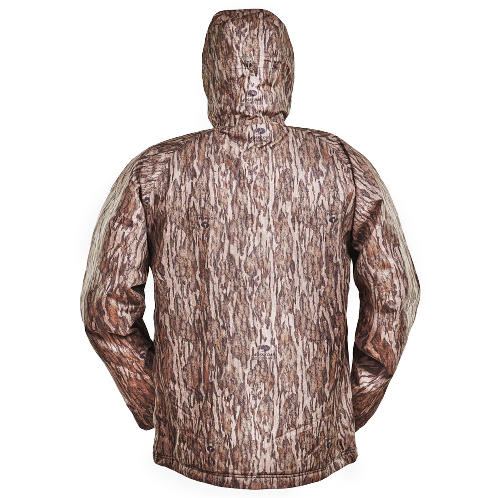 Gator Waders Men's Waterproof Fleece-Lined Hoodie - Cold Weather 1/2 Zip Outdoor Jacket with Handwarmer Pockets for Hunting, Fishing & Hiking