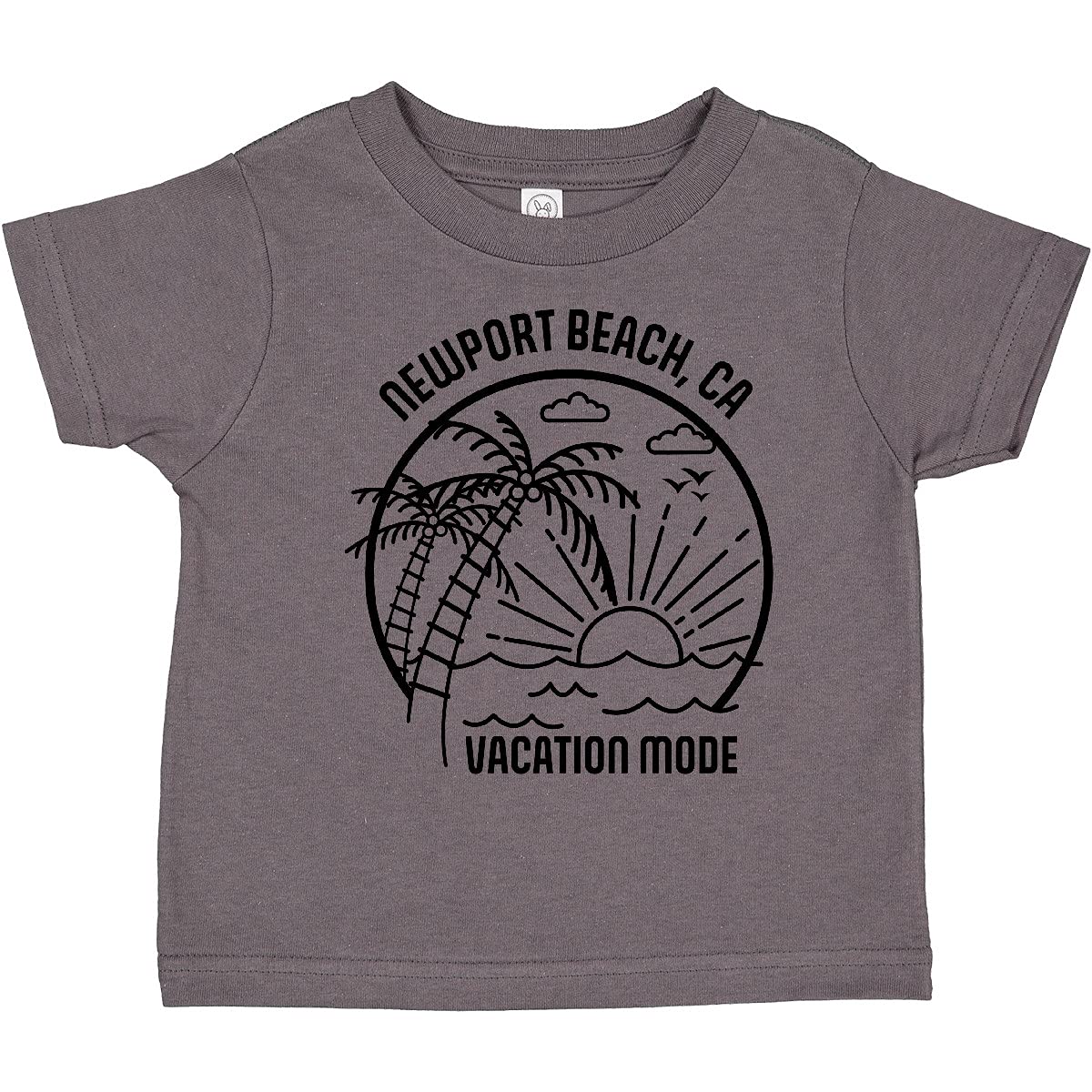 Inktastic Summer Vacation Mode Newport Beach California Toddler T-Shirt - Cute Kids Beach Outfit for Family Trips & Summer Holidays