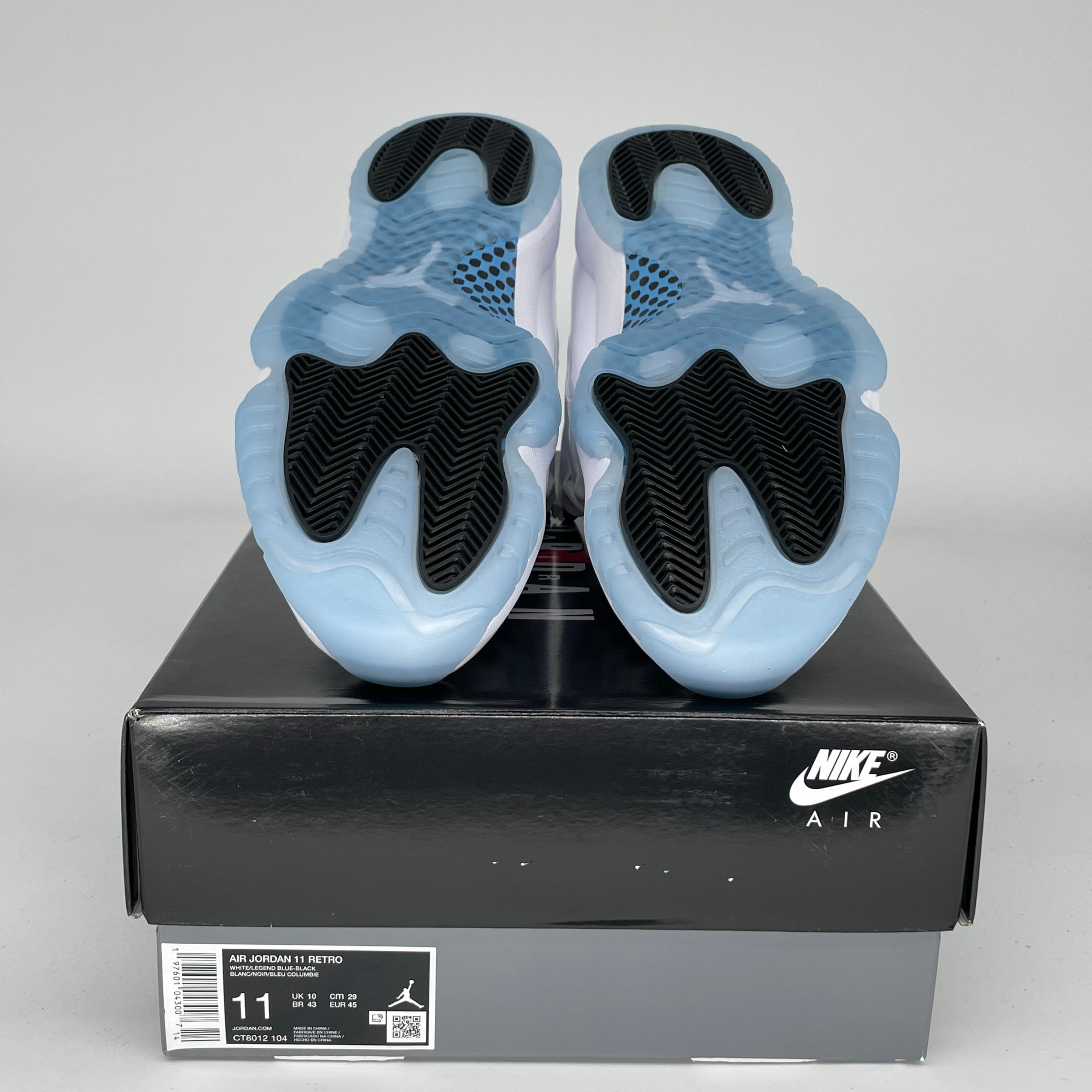 Air Jordan 11 Retro 'Legend Blue' Men's Basketball Shoes Size 11 - CT8012-104 | Official Release, High Top Sneakers for Sports & Casual Wear