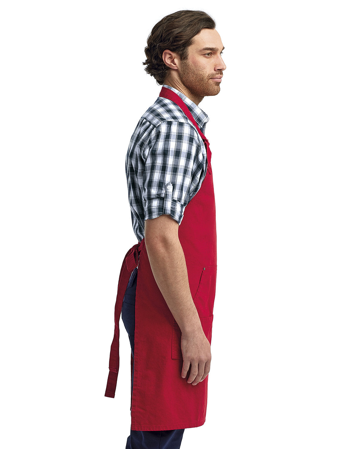 Reprime RP137 Heavy Duty Unisex Canvas Apron with Pockets - Durable Workwear for Cooking, Gardening, Woodworking & DIY Projects