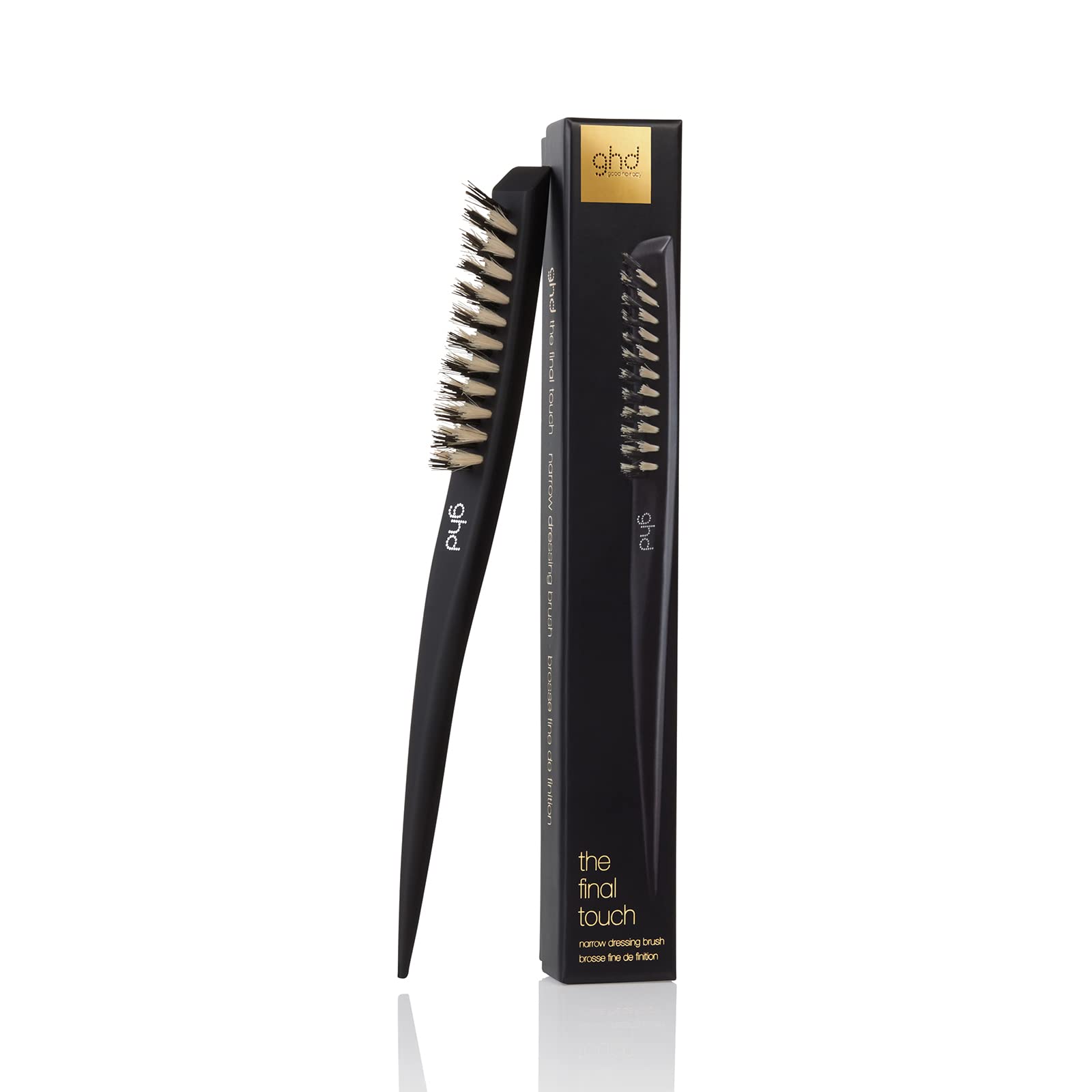 ghd The Final Touch Narrow Dressing Hair Brush for Smoothing & Styling - Perfect for Salon Quality Blowouts & Home Hair Care