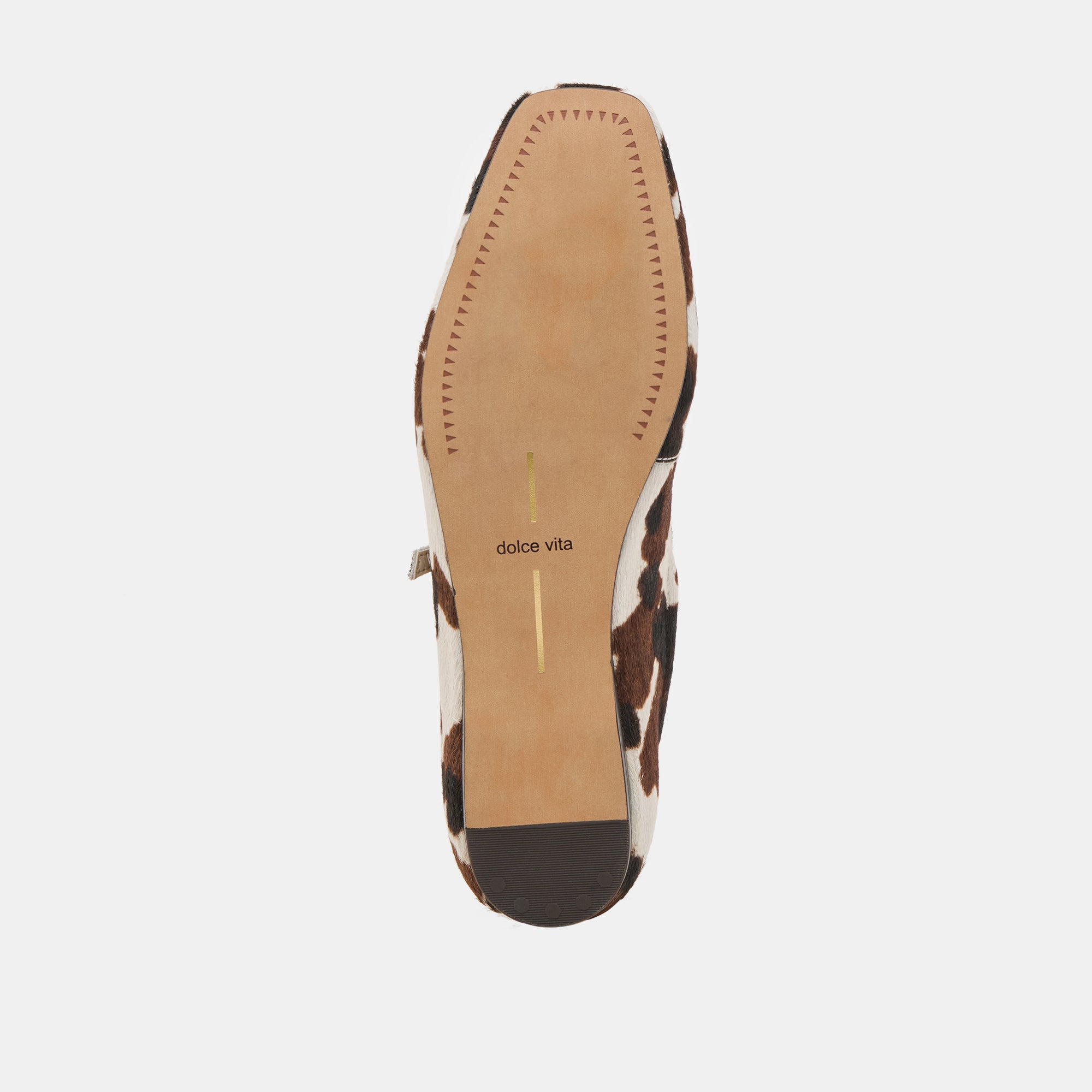 REYES Women's Ballet Flats in Cocoa Taurus Calf Hair - Comfortable & Stylish Shoes for Work, Casual Outfits & Everyday Wear