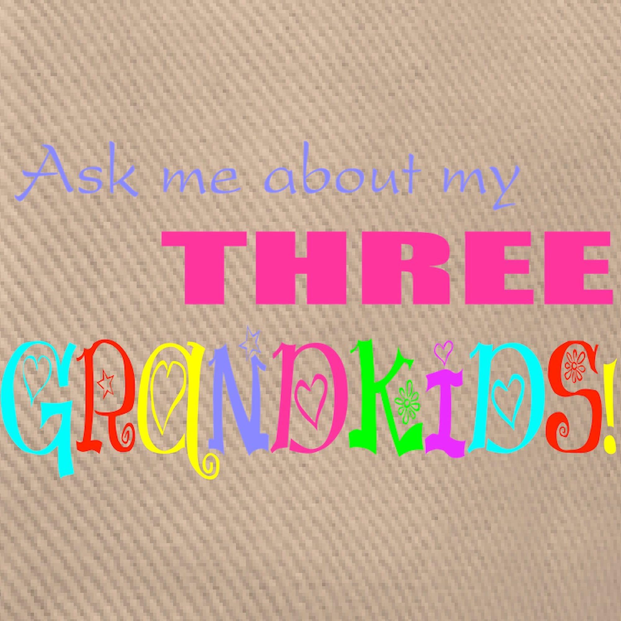 Adjustable Baseball Cap for Three Grandkids - Perfect for Family Outings