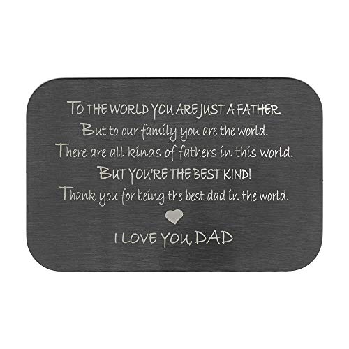 Love Dad Text Engraving