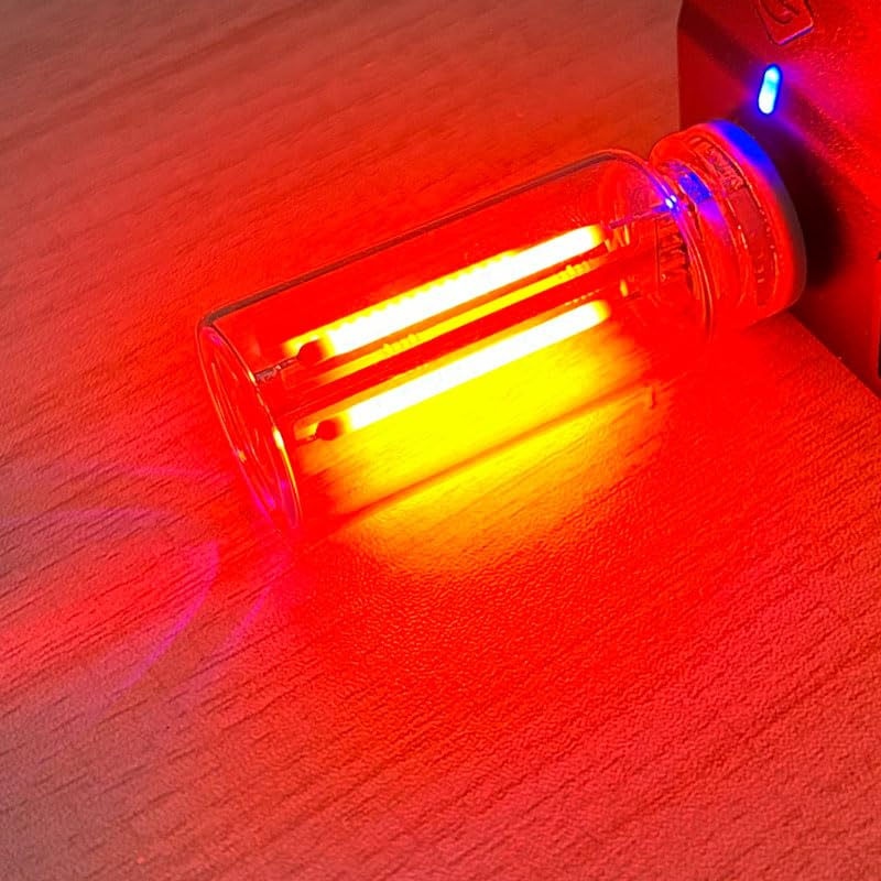 USB LED Car Interior Light - Red & Clear Mini USB Atmosphere Lamp for Automotive, Bedroom, Hallway | Perfect for Night Driving, Home Decor & Ambient Lighting