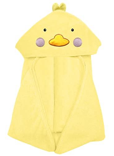 Organic Bamboo Baby Hooded Towel - Ultra Soft Hypoallergenic for Newborns | Perfect Baby Shower Gift for Boys & Girls | Bath Time Essential