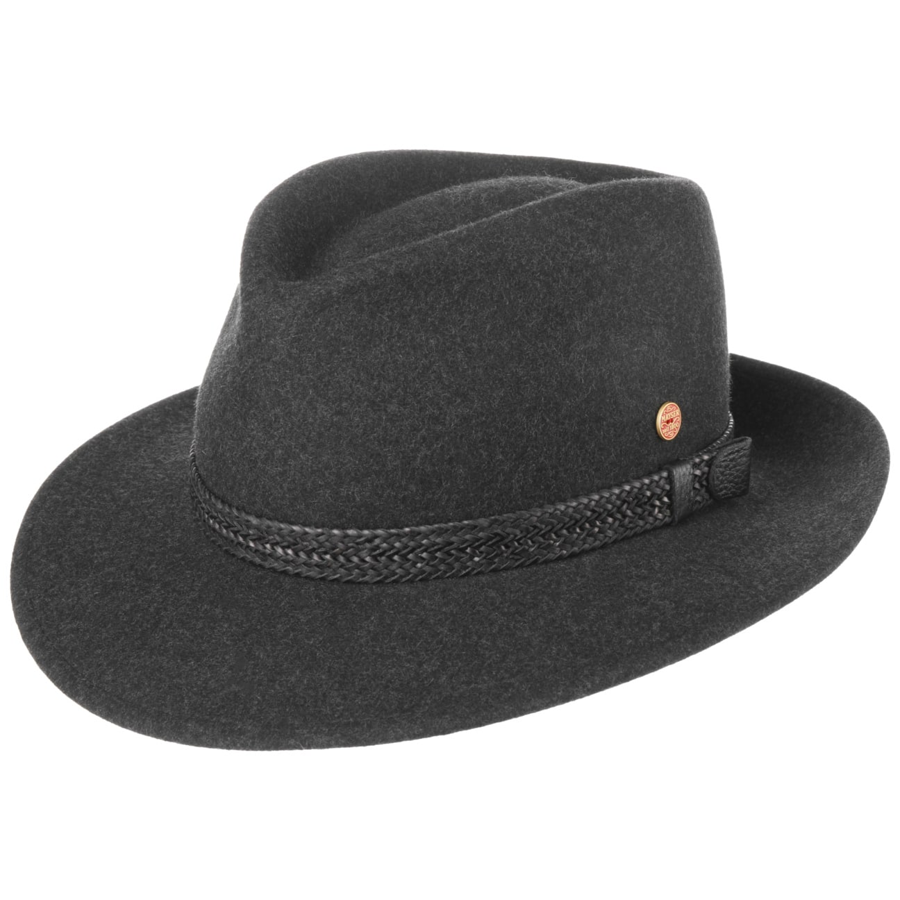Mayser Scott Merino Mix Bogart Hat - Premium Wool Blend Men's Fedora for Casual & Formal Wear