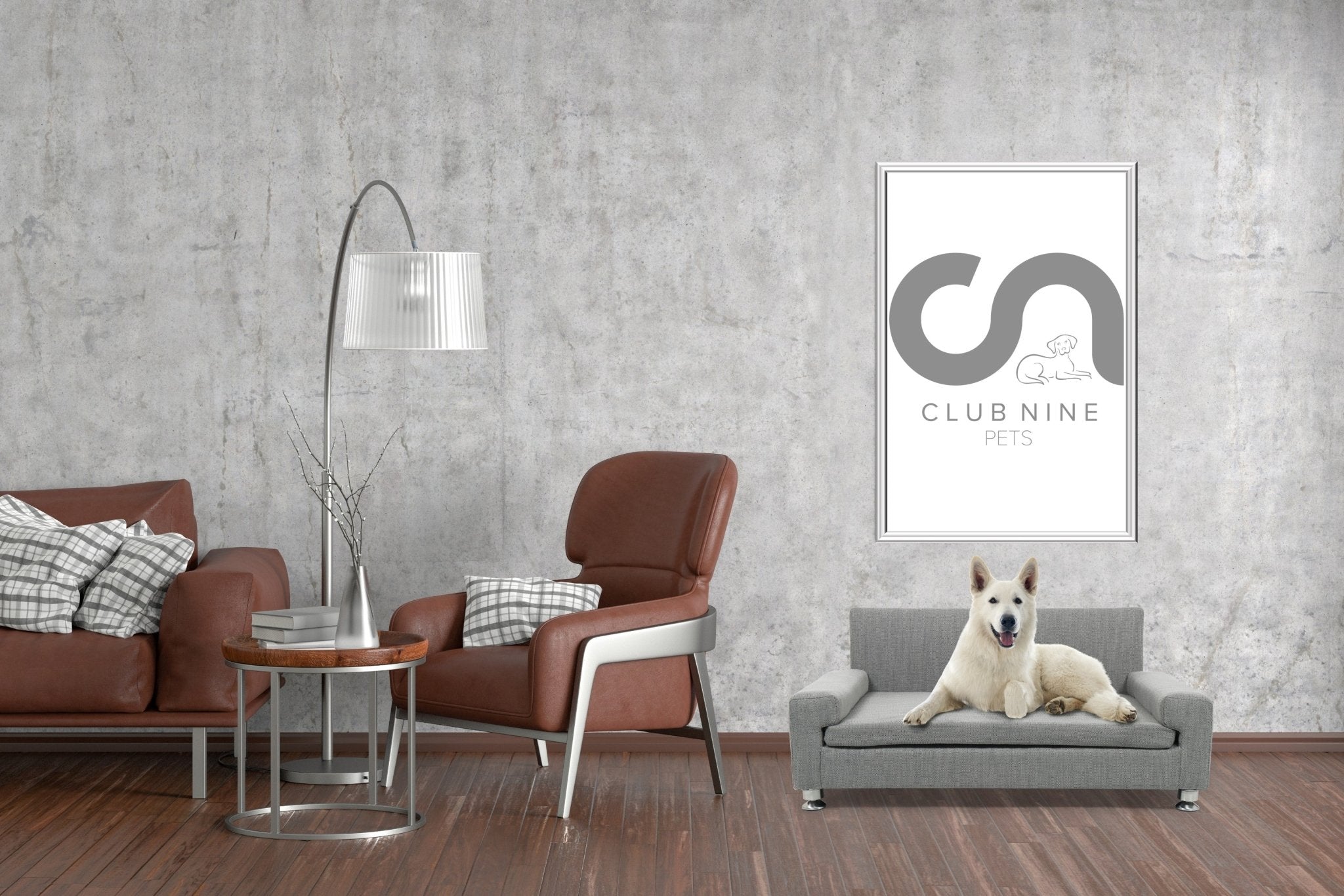 Club Nine Pets Orthopedic Dog Bed for Large Dogs - Memory Foam Support for Joint Pain Relief - Waterproof & Washable Cover - Perfect for Senior Dogs & Pets with Arthritis - Ideal for Living Room, Bedroom, or Crate
