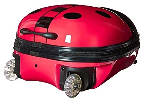 Heys Travel Tots Lady Bug Kids Luggage - Cute Ladybug Design Carry-On Suitcase for Children | Perfect for Air Travel, Road Trips & Sleepovers