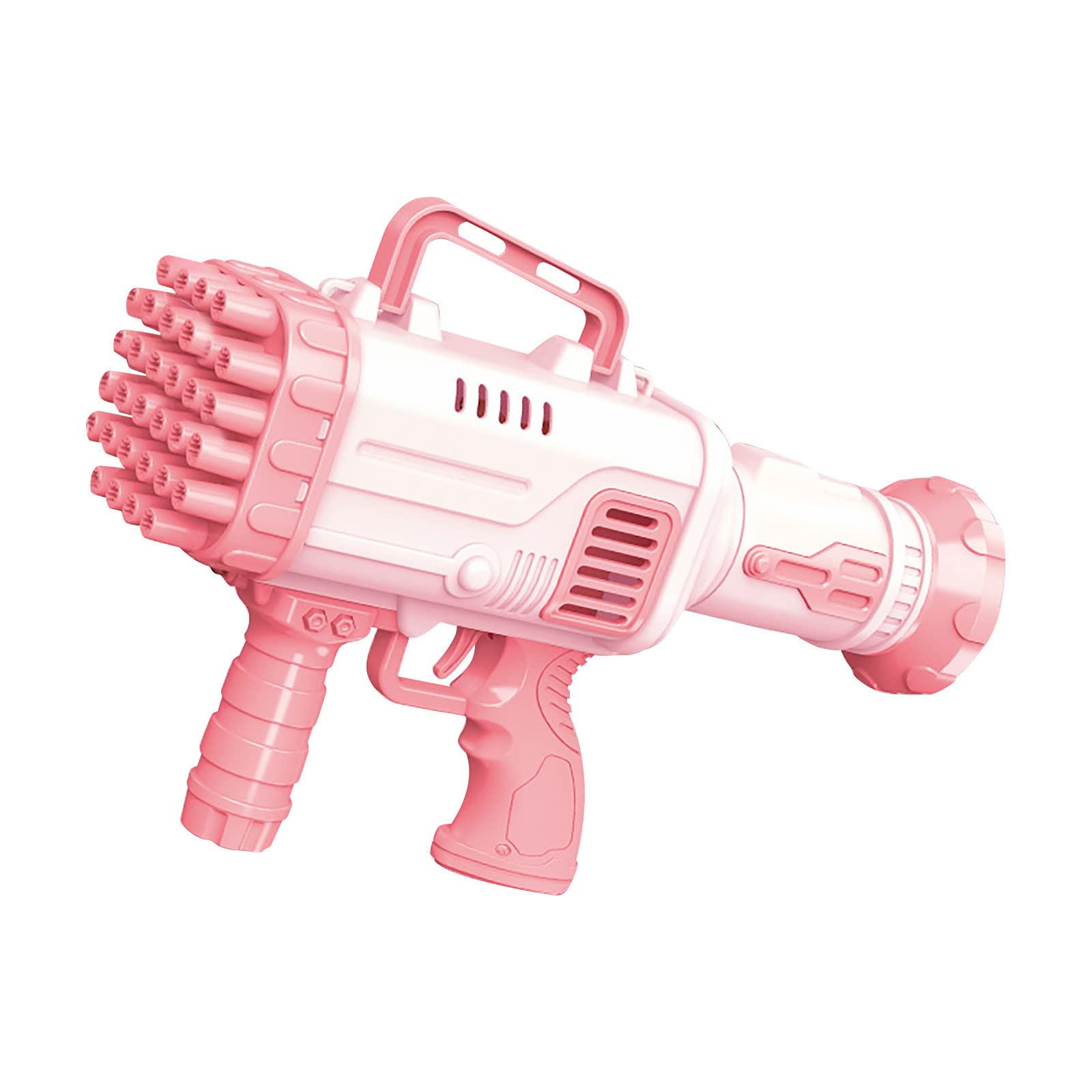 Electric Bubble Machine for Kids - Portable Auto Bubble Blower with 32 Holes, Gatling Style Bubble Maker Toy for Boys & Girls Ages 1-3 | Perfect for Outdoor Play, Birthday Parties & Backyard Fun
