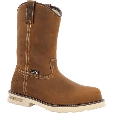 Rocky Grindstone XTR Composite Toe Work Boots for Men - Safety Shoes with Electrical Hazard Protection - Durable Work Boots for Construction, Warehouse & Outdoor Jobs