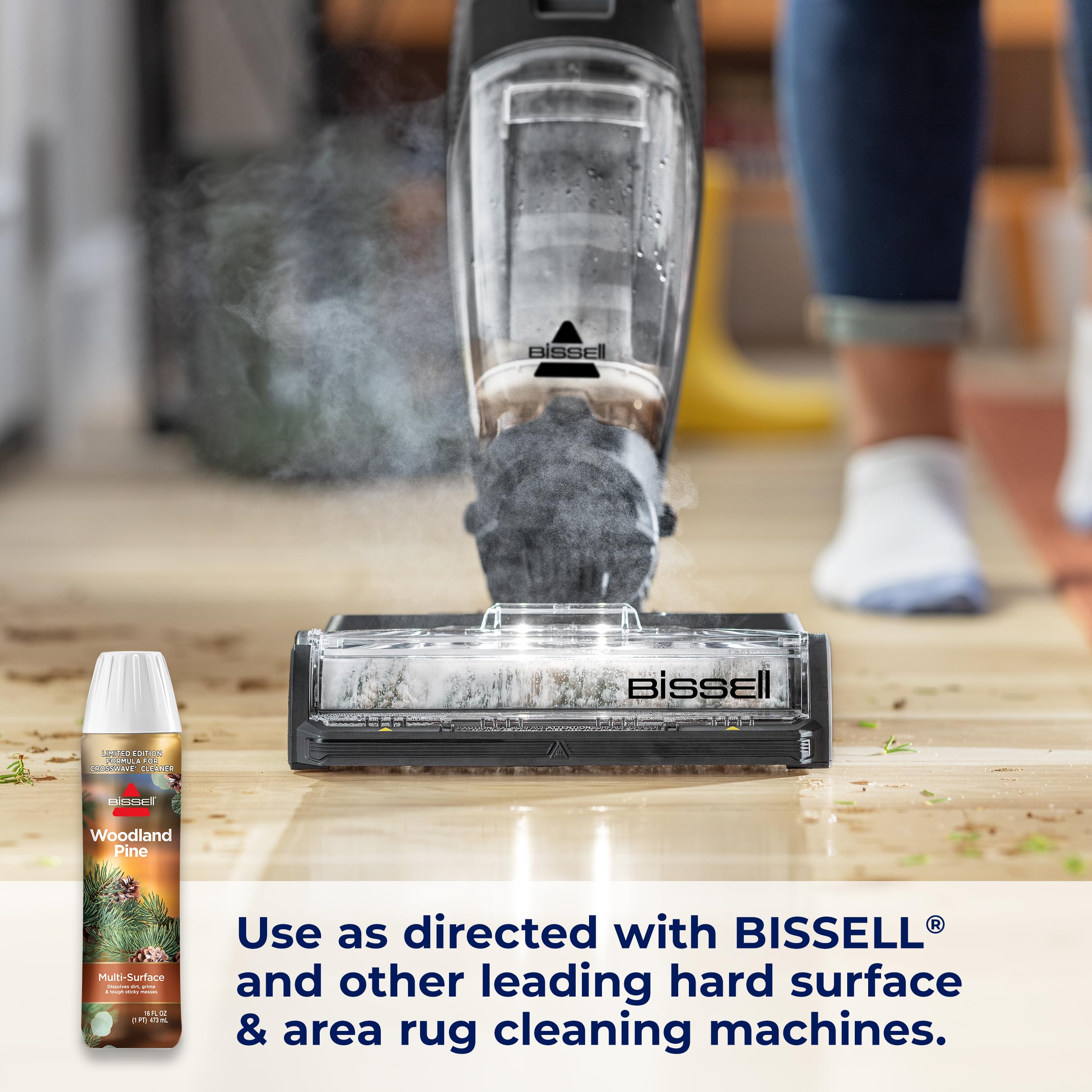 BISSELL Limited Edition Woodland Pine Multi-Surface Floor Cleaner - All-Purpose Cleaning Solution for Hardwood, Tile & Laminate Floors - Perfect for Homes with Pets & Kids