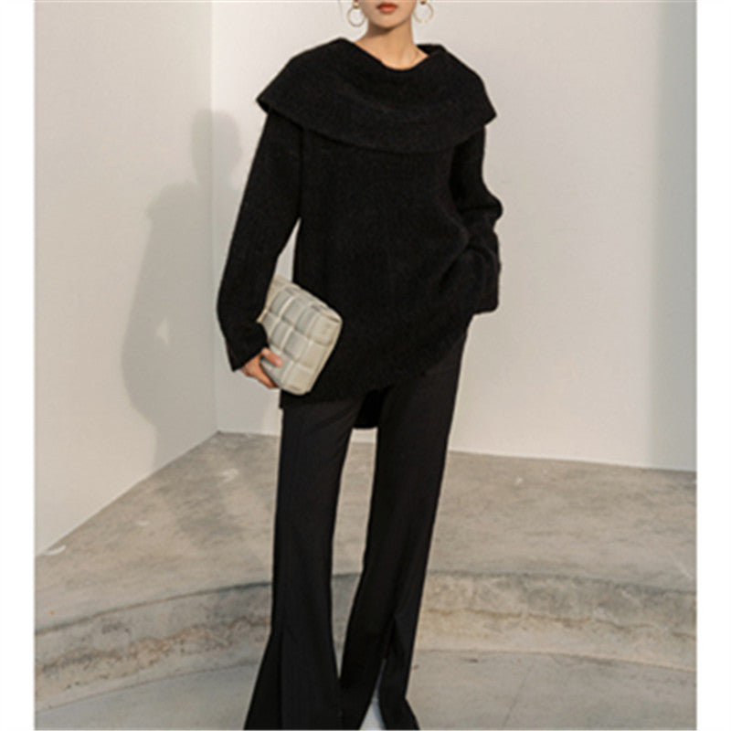 Off Shoulder Sweater Women 2023 - Cozy Winter Knit Pullover for Casual Outfits & Layering | Perfect for Fall, Winter & Date Nights