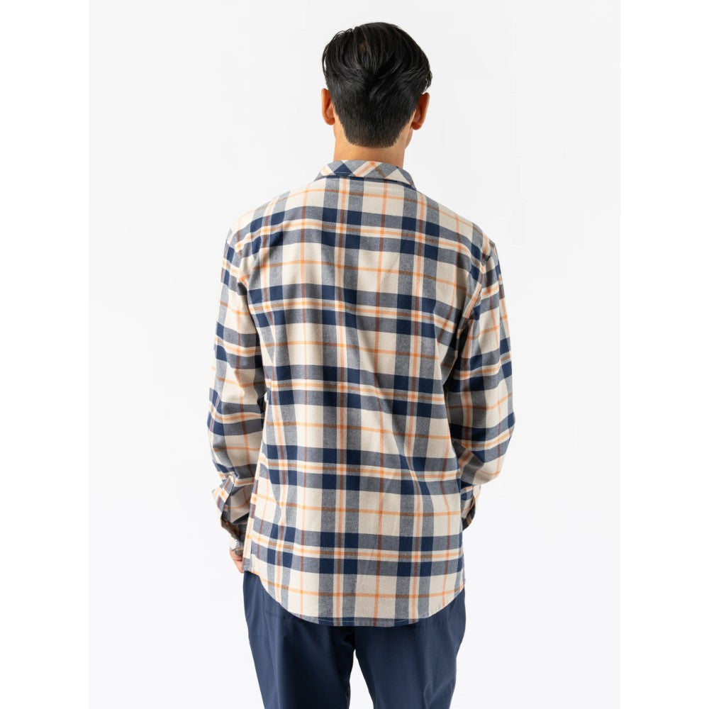 Men's Rabbit High Country Long Sleeve Flannel Shirt - Soft & Durable Plaid Shirt for Outdoor Camping, Hiking & Casual Wear