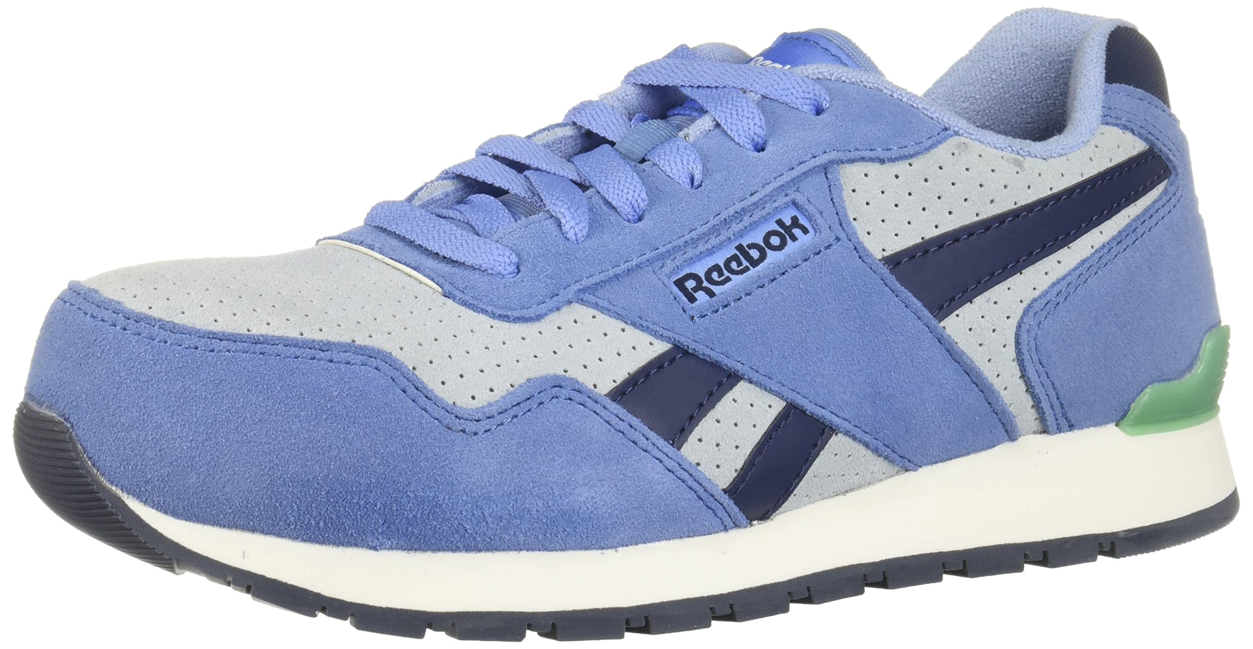 Reebok Women's RB981 Harman Composite Toe Work Sneakers - Blue Safety Shoes for Women | Slip Resistant, Lightweight & Comfortable for Construction, Warehouse & Industrial Work