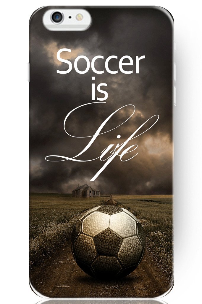 Premium Slim Hard Case for iPhone 6/6s (4.7 Inch) - Non-Slip Grip Protective Cover | Perfect Fit for iPhone 6/6s (2015 Models) | Ideal for Sports, Outdoor Activities & Daily Use - Soccer Lovers Design