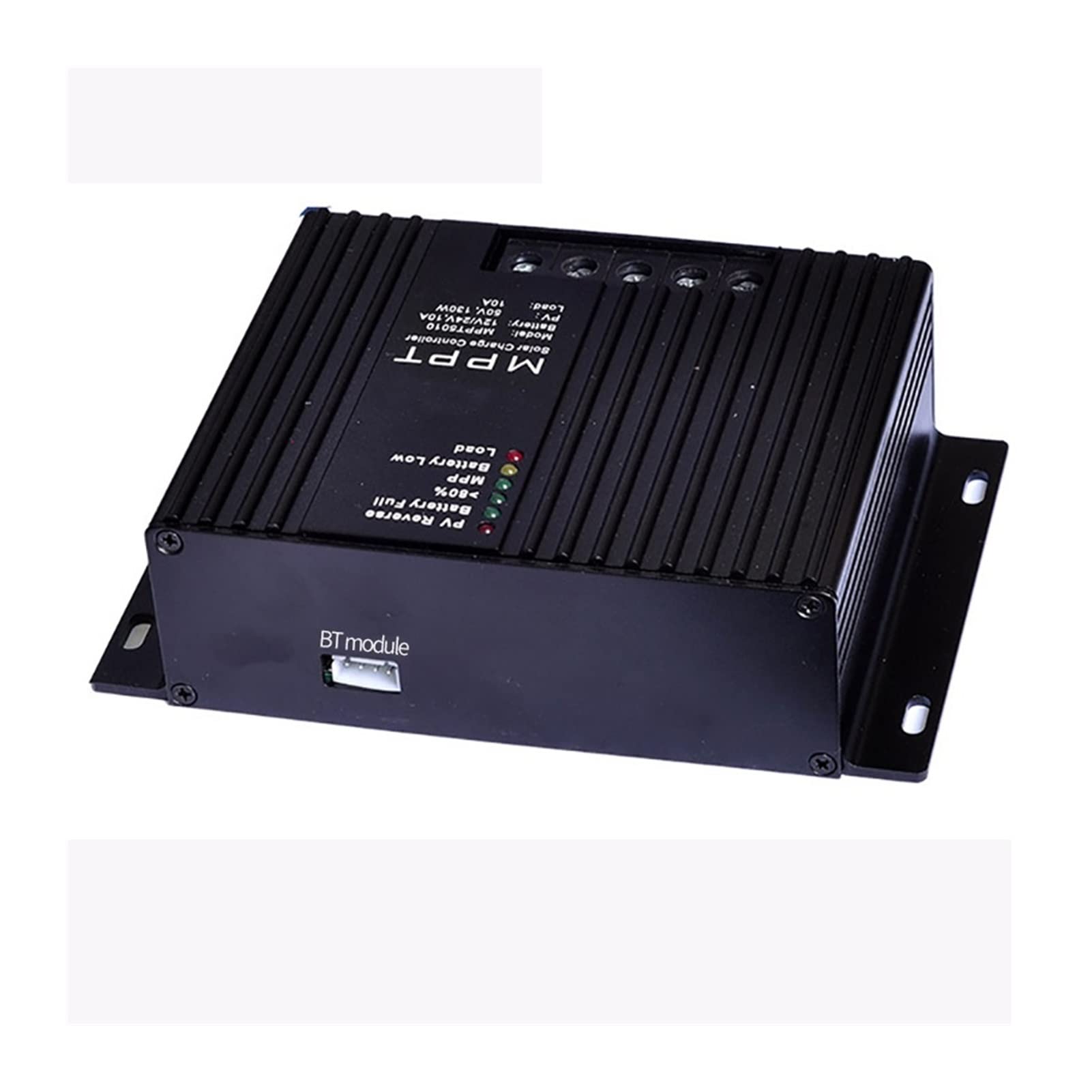 10A MPPT Solar Charge Controller with LCD Display - 12V/24V Smart PV Regulator for Solar Power Systems, Inverters, RVs, Boats & Off-Grid Applications (Color: 10A BT LCD NTC)