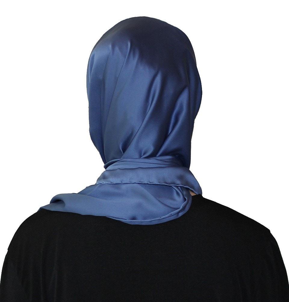 Aker Satin Square Hijab Scarf 6385 921 - Soft & Lightweight Muslim Headscarf for Women, Perfect for Daily Wear, Prayer, and Special Occasions