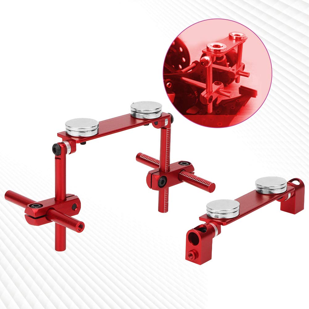 Tbest RC Car Body Mount Kit - Aluminum Magnetic Invisible Body Shell Mount for 1/10 Scale RC Racing & Drift Cars (Red) | Durable & Secure Fastening Solution for Off-Road, Track Racing & Stunt Performance