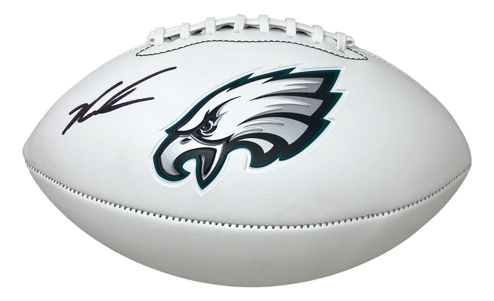 Jalen Carter Autographed Philadelphia Eagles Logo Football - Official NFL Collectible for Fans, Memorabilia & Sports Decor