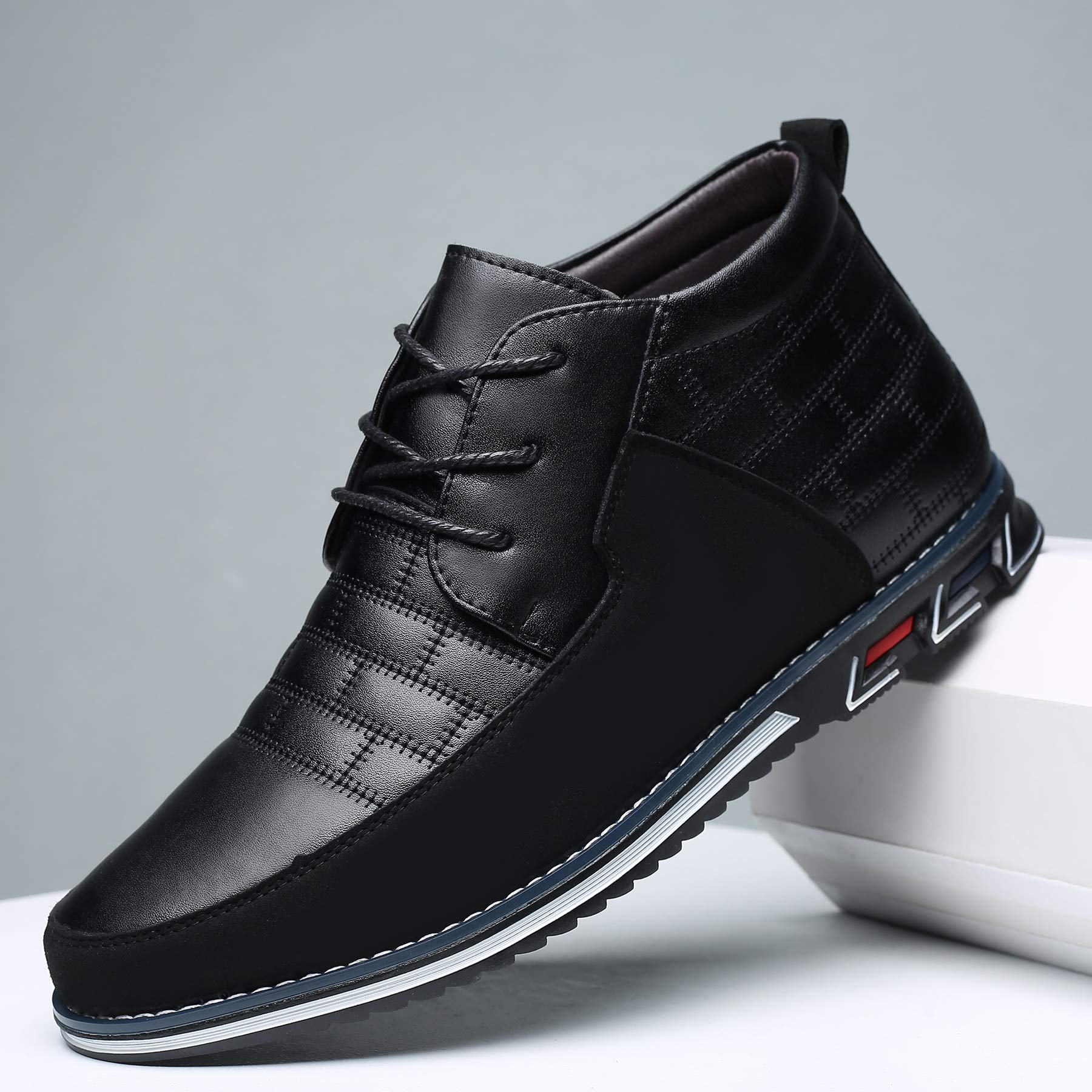 COSIDRAM Men's Casual High-Top Loafers - Comfortable Walking Sneakers Boots for Men | Perfect for Daily Wear, Office & Outdoor Activities